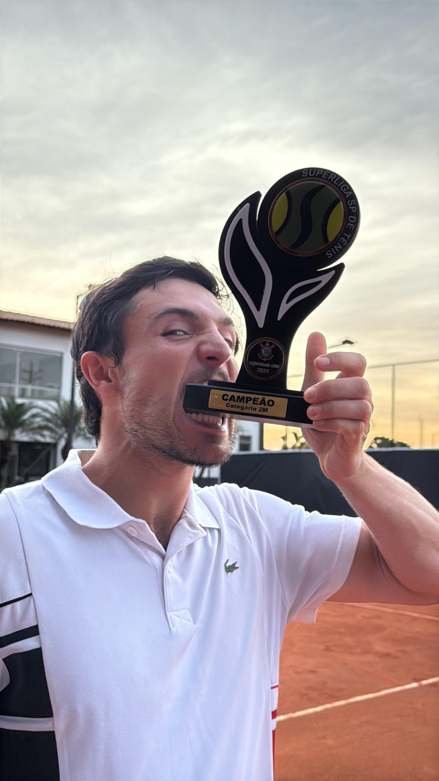 Retrato de Luiz Hunold, técnico de tênis, Team Hunold